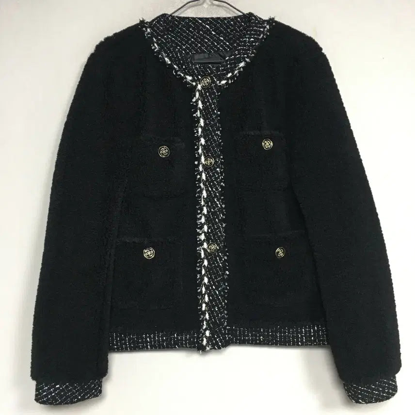 [BUNJANG] ZOOC Bouclé Tweed Jacket / ZOOC 주크 뽀글이 트위드 자켓 55