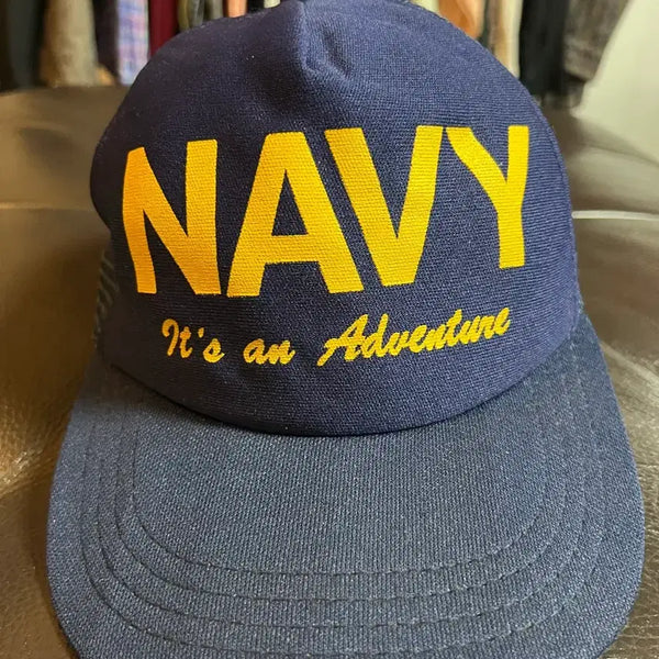 [BUNJANG] 1970s U.S. Navy Recruitment Trucker Hat by Broadway Sporting Goods / 70s 미해군 빈티지 트러커캡