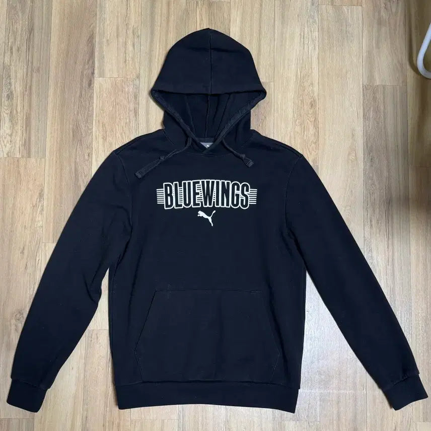 [BUNJANG] Suwon Samsung Bluewings Puma Hoodie Black / 수원삼성블루윙즈 푸마 후드티 블랙