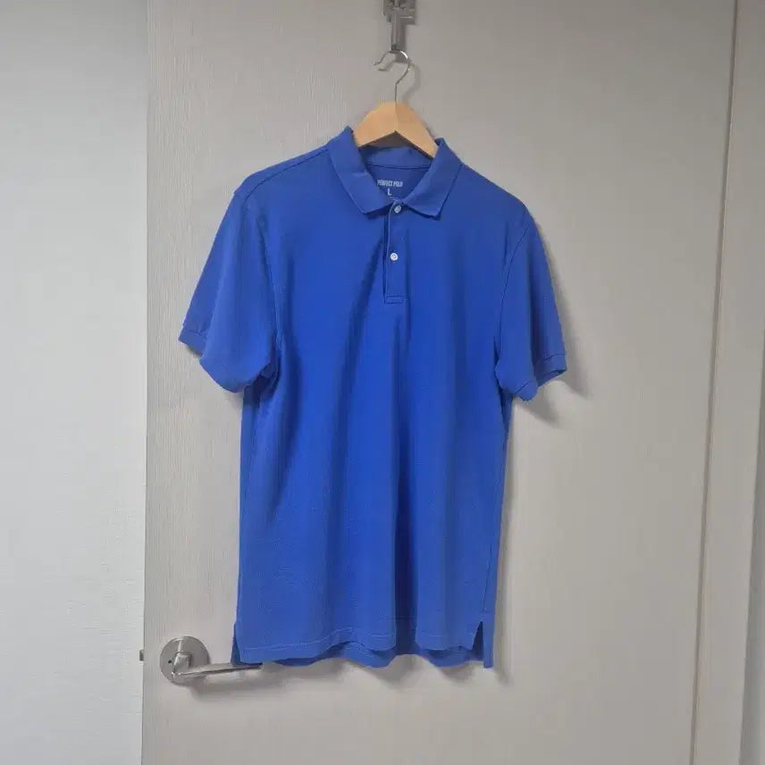 [BUNJANG] Giordano Blue Polo T-Shirt L / 지오다노 블루 폴로티 L (상태최상)