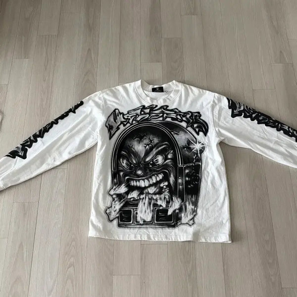 [BUNJANG] Hellstar Long Sleeve T-Shirt Size S / Hellstar 헬스타 롱슬리브 긴팔티 S