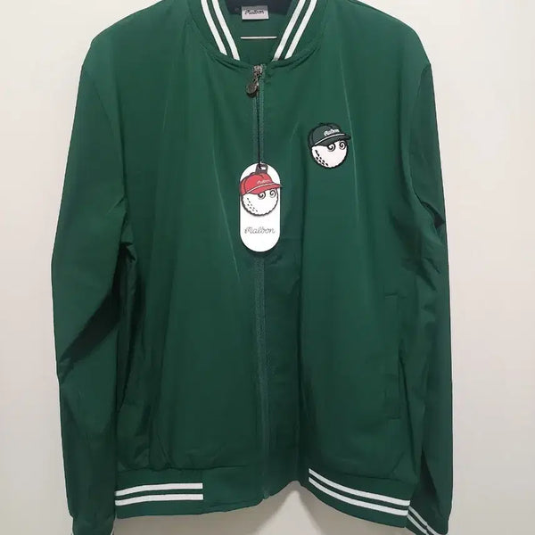 [BUNJANG] Malbon Golf Windbreaker Jacket Green / 말본 골프 바람막이