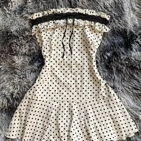 [BUNJANG] Temu Dot Mini Dress / 테무 도트 원피스