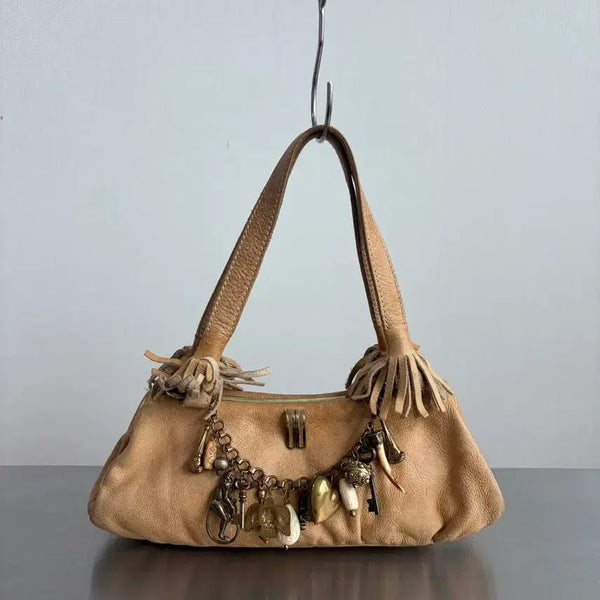 [BUNJANG] Chloe Charm Vintage Shoulder Bag / Rare 끌로에 참 빈티지 숄더백