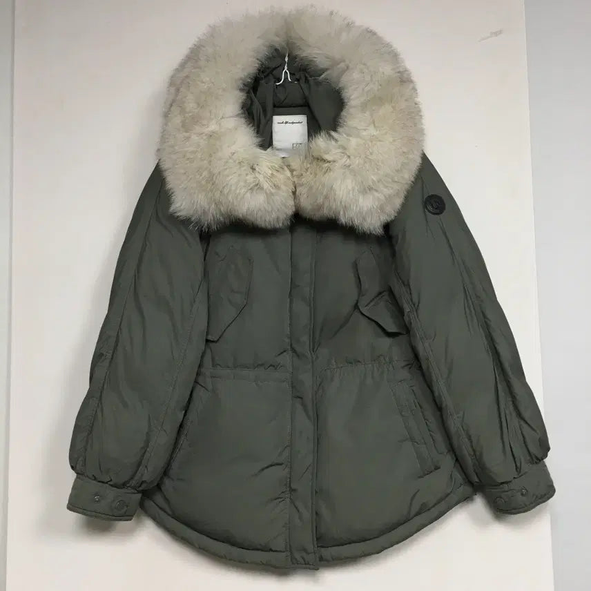 [BUNJANG] Egoist 22' Fox Fur Goose Down Parka Size 55 / 22 에고이스트 폭스퍼 야상 구스 패딩 55