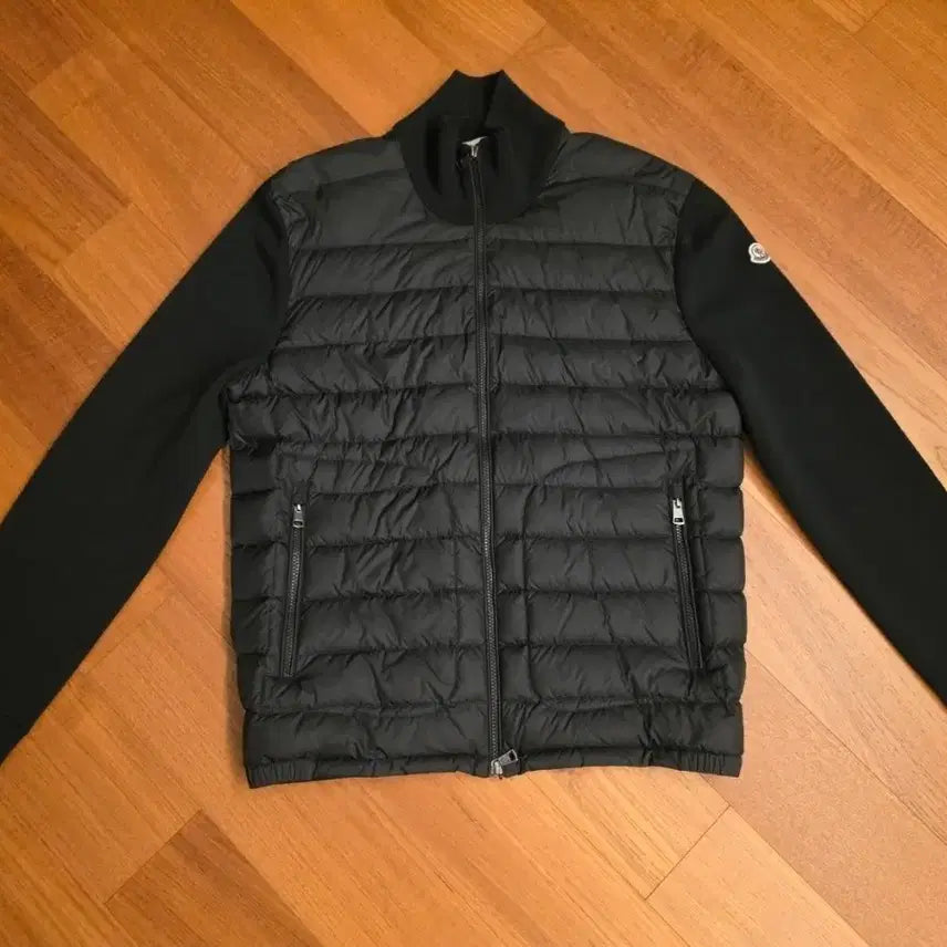 [BUNJANG] Moncler 22FW Knit Zip-Up Padded Jacket Black XL / 몽클레어 22FW 니트 패딩 블랙 XL 백화점정품