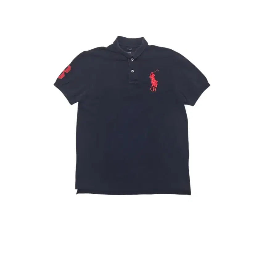 [BUNJANG] Polo Ralph Lauren Big Pony PK Collar Short Sleeve T-Shirt / Polo Ralph Lauren 폴로 빅포니 PK 카라 반팔 티셔츠
