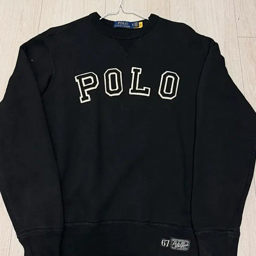 [BUNJANG] Polo Ralph Lauren Black Sweatshirt / 폴로 랄프로렌 맨투맨 블랙