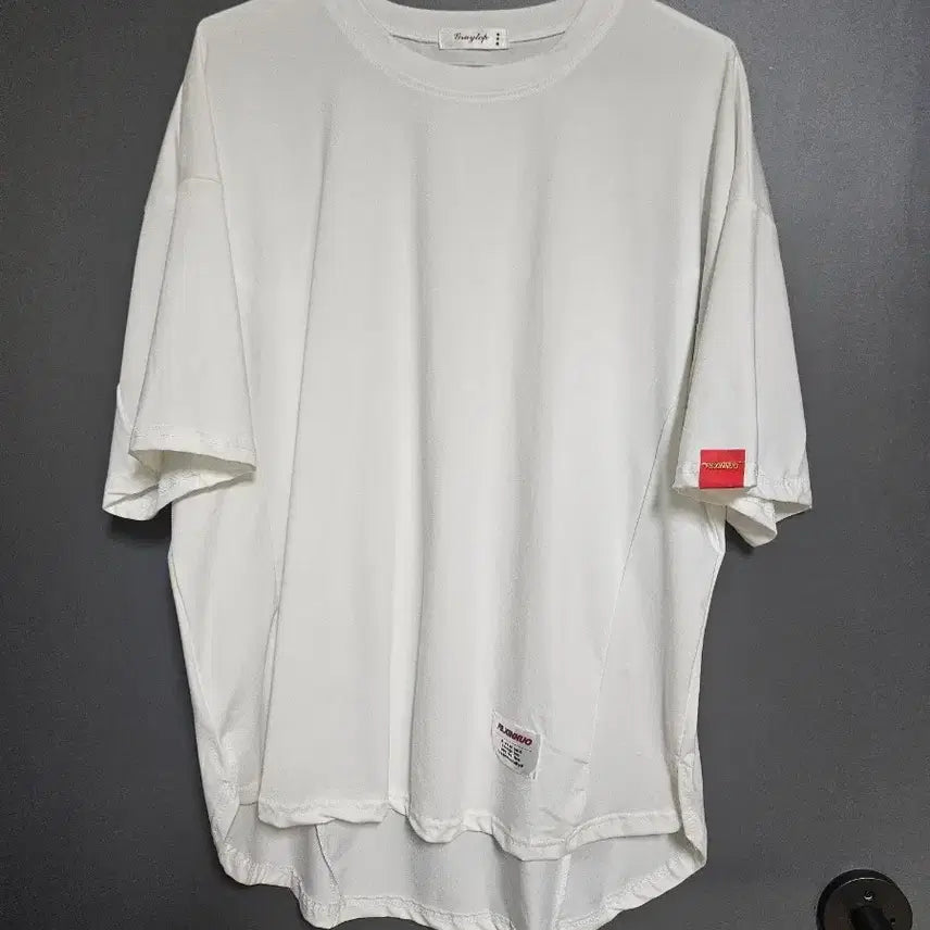 [BUNJANG] White Plain Oversized T-Shirt / 티셔츠 흰색 무지 티셔츠. 박사이즈