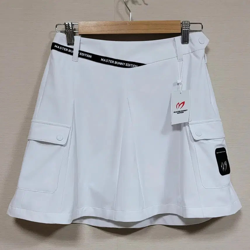 [BUNJANG] Master Bunny Edition Cargo Pocket Flare Culotte Skirt White / 마스터바니 카고 포켓 플레어 큐롯 스커트 (새상품)