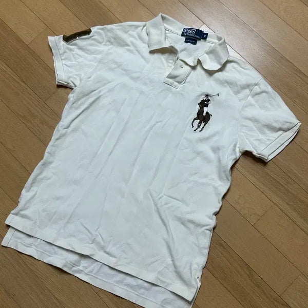 [BUNJANG] Polo Ralph Lauren Big Pony Cotton Polo Shirt - Size M / 폴로 빅포니 카라티 M