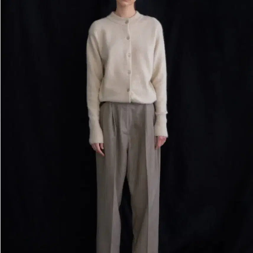 [BUNJANG] Nothing Written Wool Flannel Tuck Pants / 낫띵리튼 wool flannel tuck pants