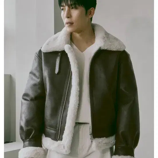 [BUNJANG] L'ONT 810 Vegan Leather Mustang Jacket / 론트 810 비건레더 무스탕