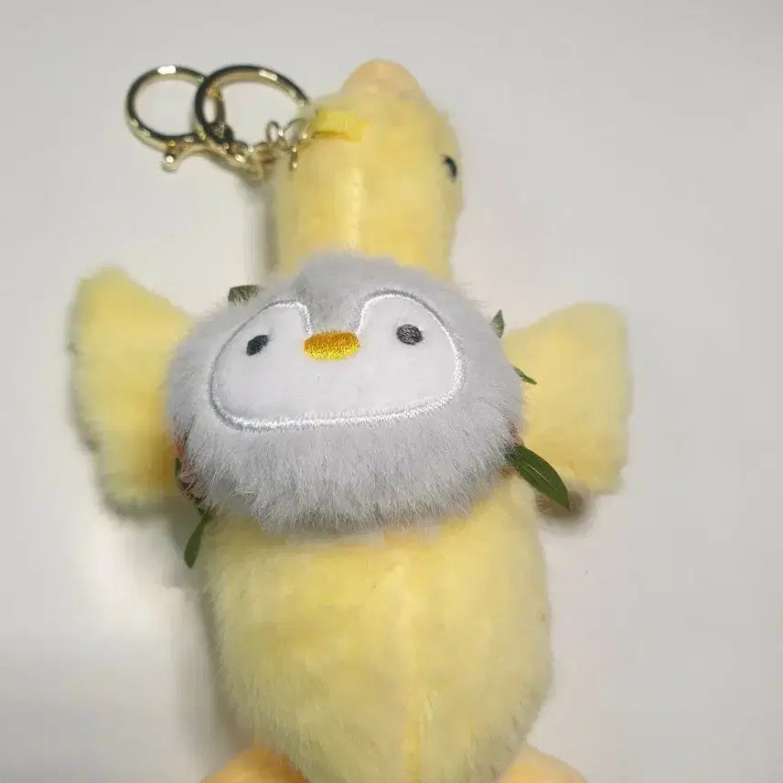 [BUNJANG] Penguin Bag Duck Plush Keychain / 펭귄가방 오리 인형 키링(8/17까지만판매)