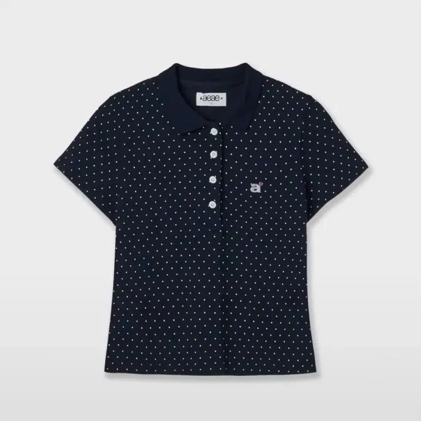 [BUNJANG] AEAE Dot Collar T-Shirt / aeae 도트 카라티