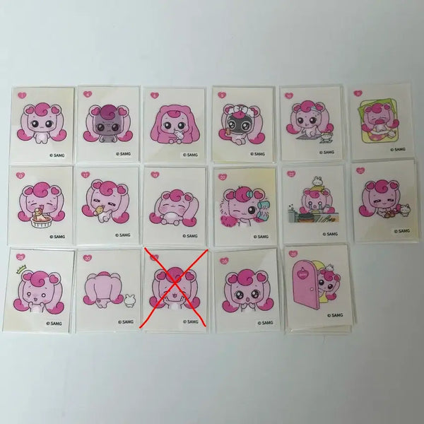 [BUNJANG] Jellyping Hachyuping Stickers / 젤리핑 하츄핑 띠부실