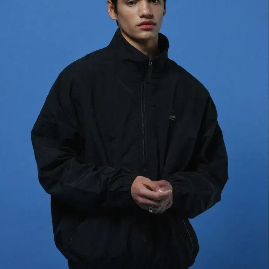 [BUNJANG] Travel Zip-Up Jacket Black / 트래블 크런치 집업 자켓 블랙