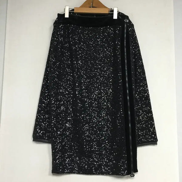 [BUNJANG] Lucky Chouette Holiday Edition Sequin Blouse and Skirt Set / 럭키슈에뜨 홀리데이에디션 블라우스 스커트 셋업 38