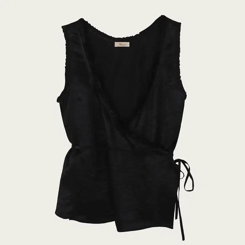 [BUNJANG] Ribbonbit Tippy Shirring Blouse Black / 리본빛 티피 셔링 블라우스 블랙