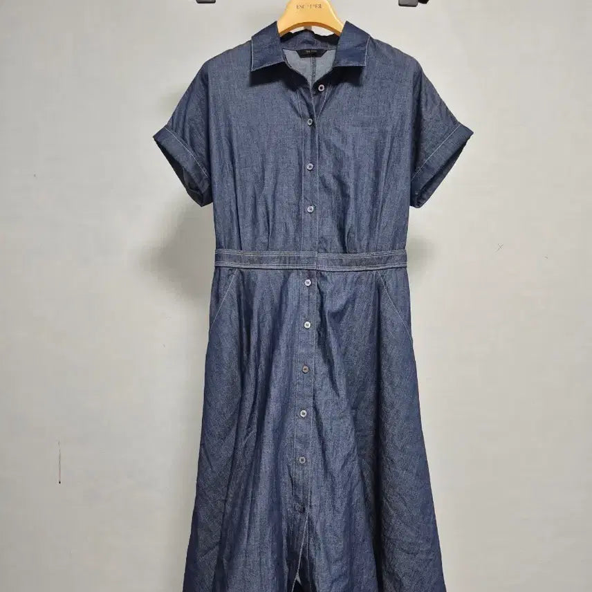 [BUNJANG] The Izzat Denim Shirt Dress / 더아이잗 청 데님 셔츠 원피스