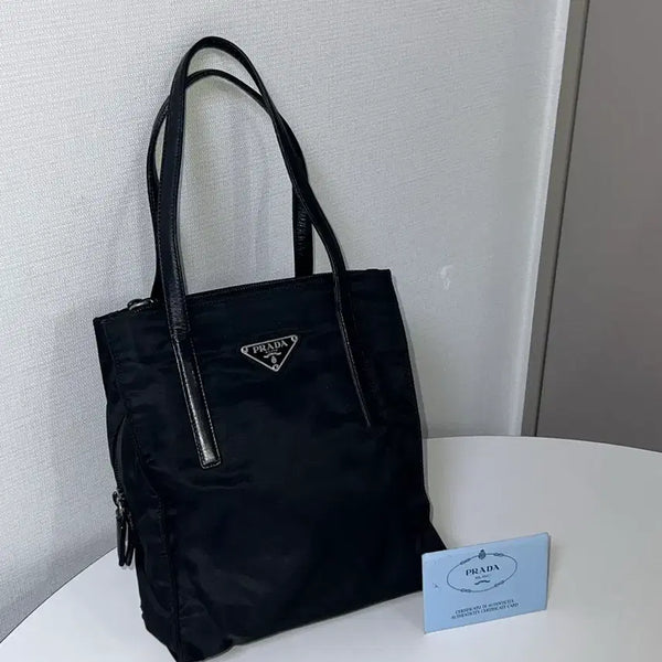 [BUNJANG] Prada Nylon Square Mini Tote Bag / 프라다 나일론 스퀘어 미니 토트백