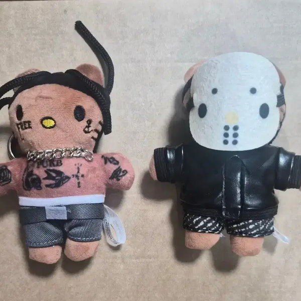 [BUNJANG] Hello Kitty Hip Hop Doll Keychain Set / 헬로키티 힙합 인형 키링 2종