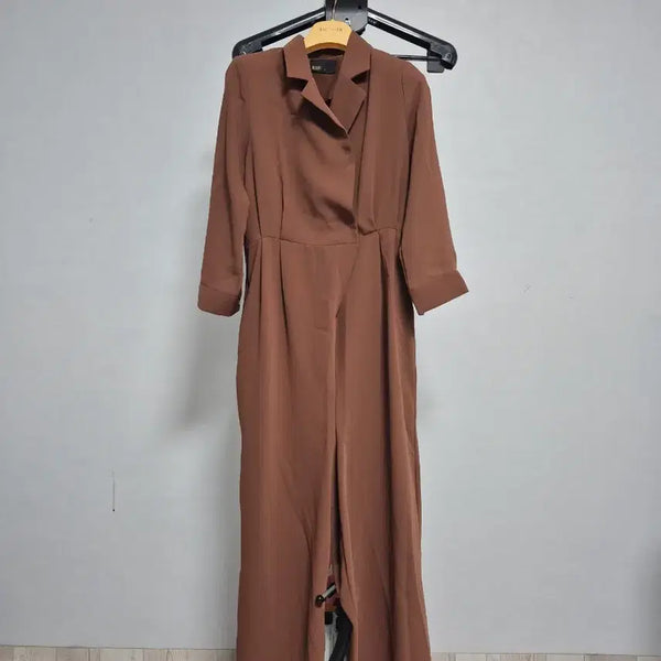 [BUNJANG] Brown Tailored Jumpsuit / 브라운 테일러드 점프수트