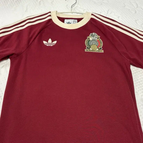 [BUNJANG] Adidas Adicolor 3S Noble Maroon T-Shirt / 아디다스 멕시코 아디컬러 3S 노블 마룬