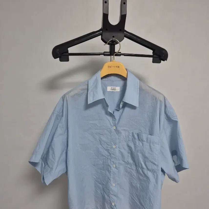 [BUNJANG] Studio Tomboy Blue Shirt / 스튜디오 톰보이 블루 셔츠