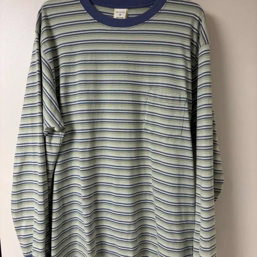 [BUNJANG] Kakkis Border T-Shirt Moss / 카키스 보더티 모스 (2)
