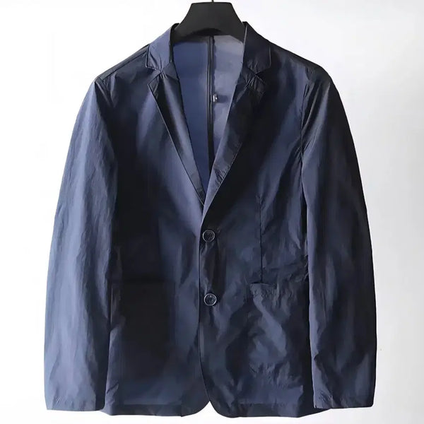 [BUNJANG] Big Size 115 Lightweight Windbreaker Blazer Jacket / 새상품)빅사이즈 2026년 여름 한겹 바람막이 블레이저 정장 자켓 마이 115