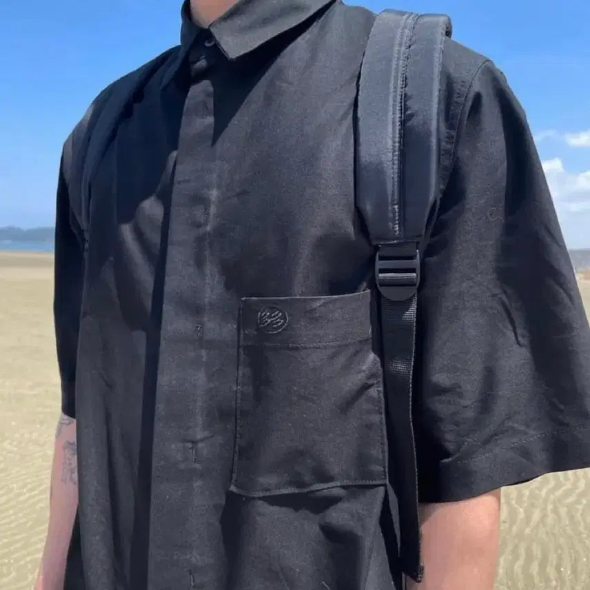 [BUNJANG] Dadaism Student Shirt Black / 다다이즘 스튜던트 셔츠 블랙