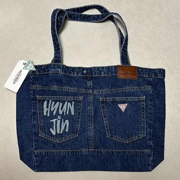 [BUNJANG] Stray Kids Hyunjin Guess Denim Bag / 스트레이키즈 현진 게스 데님백