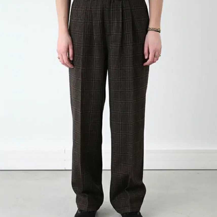 [BUNJANG] Rasvet Checkered Trousers / 라스벳 체크 팬츠