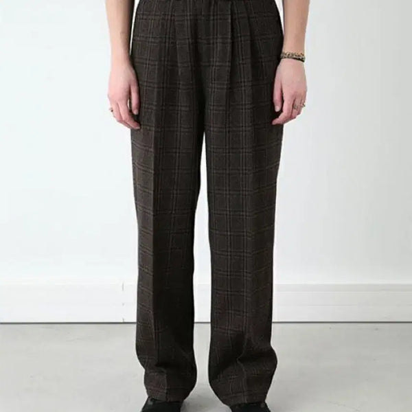 [BUNJANG] Rasvet Checkered Trousers / 라스벳 체크 팬츠