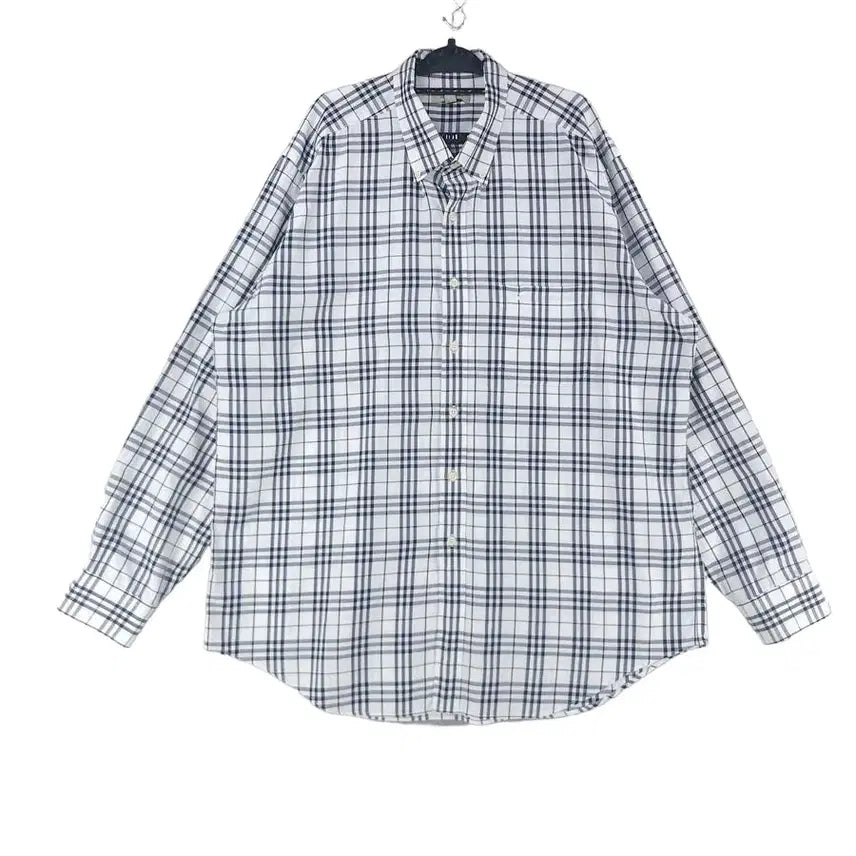 [BUNJANG] Burberry London Check Shirt XL White Black / [남XL]버버리런던 체크 셔츠[Y66-175]/빈티지프렌