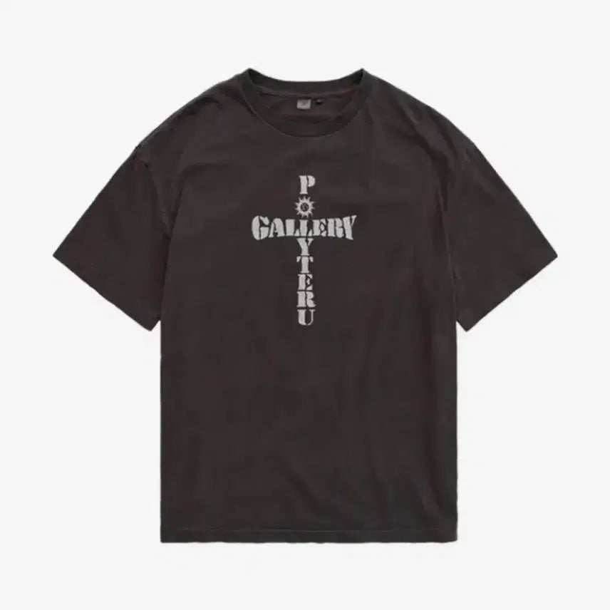 [BUNJANG] Polilteru Crosty Purple Grey 4 T-shirt / 폴리테루 크로스티 퍼플그레이4
