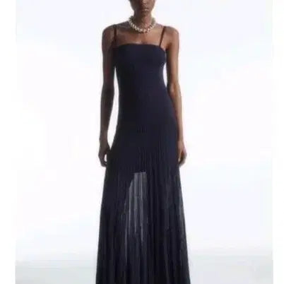 [BUNJANG] COS Maxi Pleated Knit Dress / COS 코스 니트 방도 맥시 플리츠 원피스