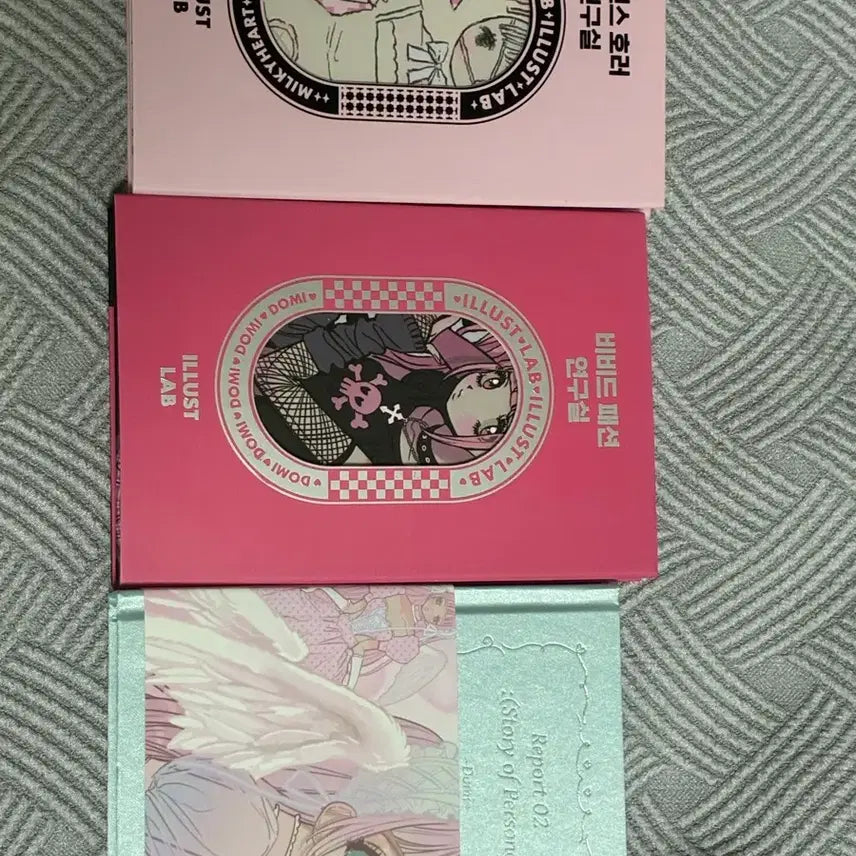 [BUNJANG] Milky Heart Artist Sticker Book Illustration Set / 도미 / 밀키하트 작가님 스티커 북 일러스트랩 일괄