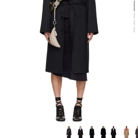 [BUNJANG] Lemaire Black Light Coat / 르메르 LEMAIRE 블랙 라이트 코트