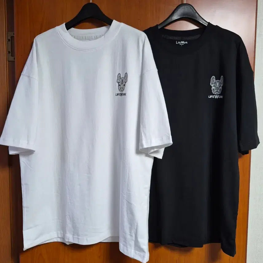 [BUNJANG] Lifework Unisex T-Shirt 2-Set / 가격내림) 라이프워크 남여공용 티셔츠 2종 세트