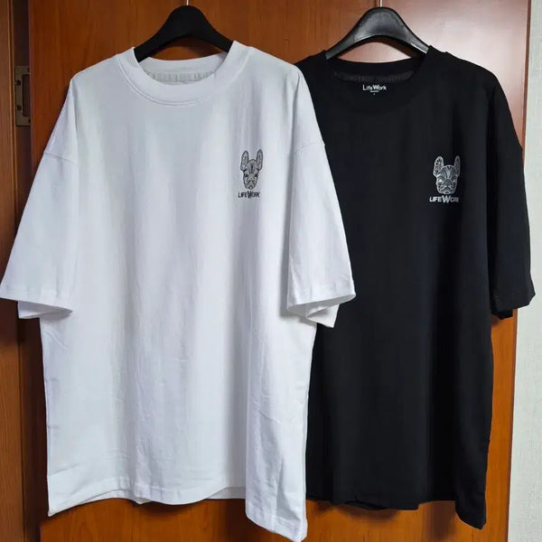 [BUNJANG] Lifework Unisex T-Shirt 2-Set / 가격내림) 라이프워크 남여공용 티셔츠 2종 세트