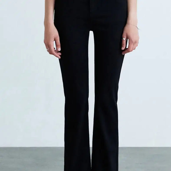 [BUNJANG] MIXXO Fit-Up Denim Bootcut Pants Black / 미쏘 핏업 데님 부츠컷 팬츠 블랙