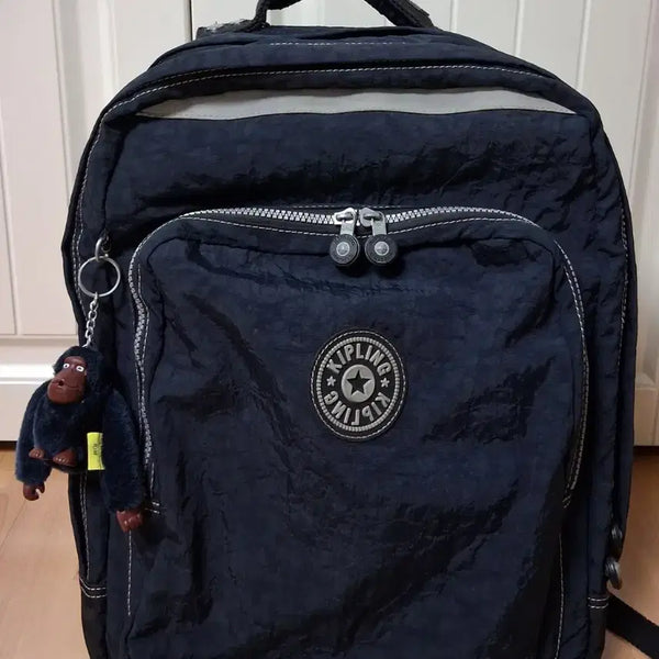 [BUNJANG] Kipling 32L Unisex Backpack Navy / 키플링 백팩 책가방  32리터 네이비색 남여공용