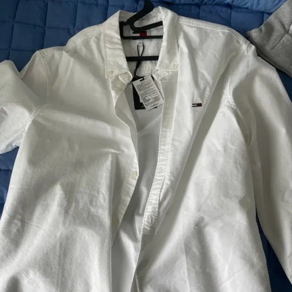 [BUNJANG] Tommy Jeans White Shirt / 타미진스 셔츠 새거