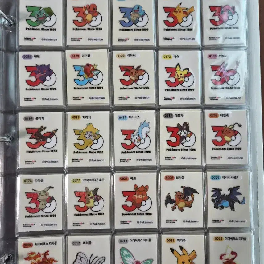 [BUNJANG] Pokemon Season 5 Full Set Stickers / 포켓몬 시즌5 띠부씰 전종