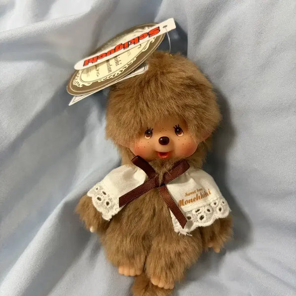 [BUNJANG] Monchhichi Sweet Brown Doll Keychain / [새상품] 몬치치 스위트브라운 인형 키링
