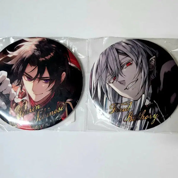 [BUNJANG] Seraph of the End Ichinoise Guren & Ferid Bathory 10th Anniversary Original Art Exhibition Limited Can Badge Set / 종말의 세라프 이치노세 구렌 페리드 바토리 종세 10주년 기념 원화전 한정 캔뱃지