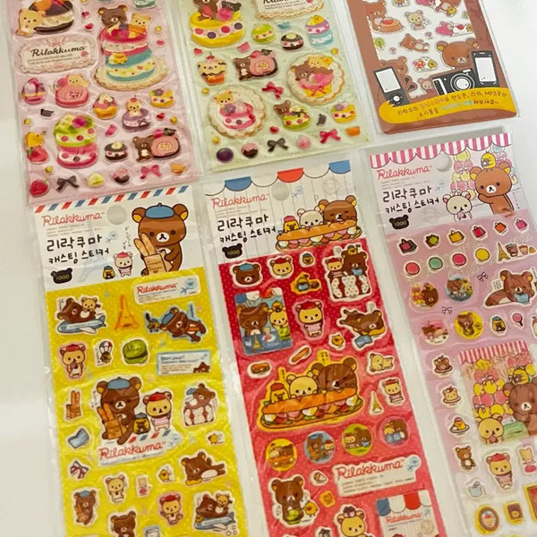[BUNJANG] Rilakkuma Classic Sticker Bundle / 새제품) 리락쿠마 고전스티커 일괄