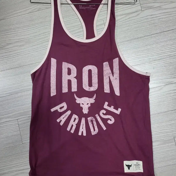 [BUNJANG] Under Armour Project Rock Iron Paradise Tank Top / 언더아머 락 프로토타입 아이언 파라다이스 탱크탑